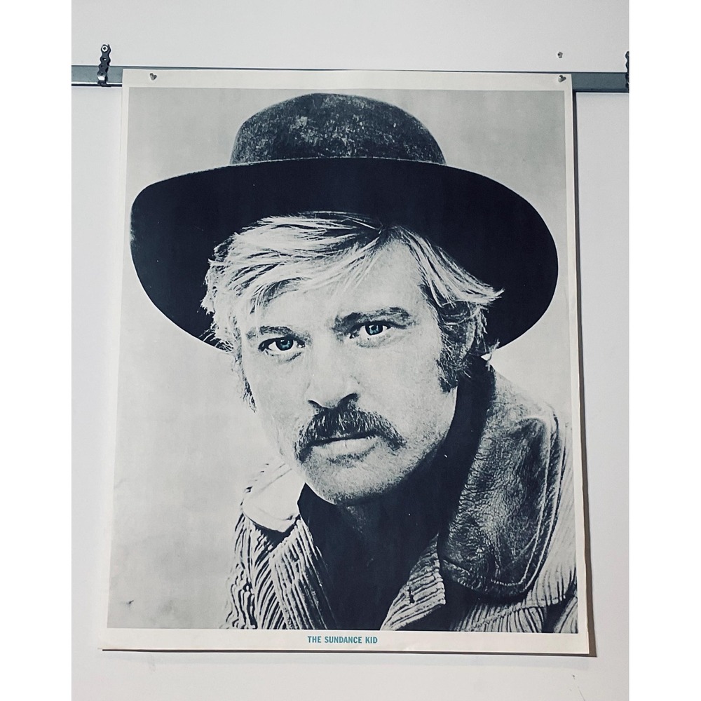 Robert Redford in Sundance Kid Original Vintage 70's Poster